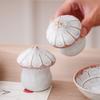 Roman-style Seasoning Bottle Creative Mushroom Shape Sauce Jar Ceramic Oil Bottle Soy Sauce Vinegar Jars Home Kitchen Supplies