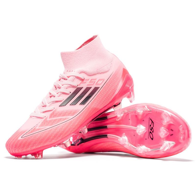 Football Shoes Men S High Top Adult Grass Training Spikes Youth Student Game Football Shoes 35