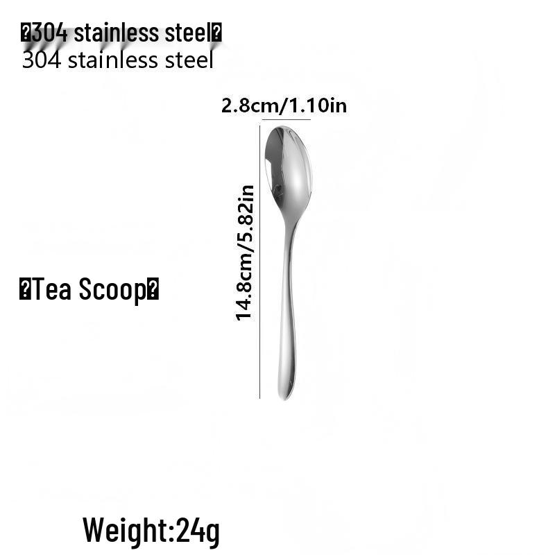 Liang Sheng 4-Piece Stainless Steel Cutlery Set: Steak Knife, Western Fork, and Spoon - Elegant Dining Solution