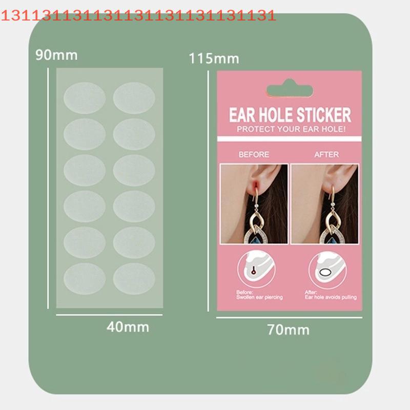 60/120 Stück Unsichtbare Ohrringstabilisatoren Ohrlochschutz Wasserdichte Pflaster Ohrringstützpflaster für Ohrringe