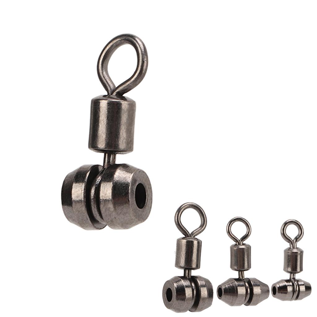 10ks Třícestné rybářské obratlíky T Otočný mosazný sud Trojitý obratlík Křížové spojky pro lov na vlasci