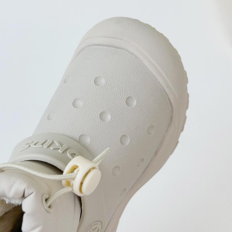 Children's Snow Boots Outdoor Boots Waterproof and Non-slip Boys' Casual Cotton Boots Fleece Warm Girls' Baotou Boots