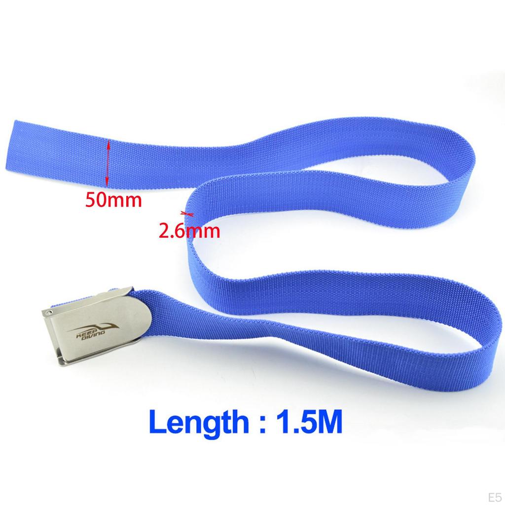 Adjustable Diving Weight Belt with Secure Buckle for Spearfishing and Training