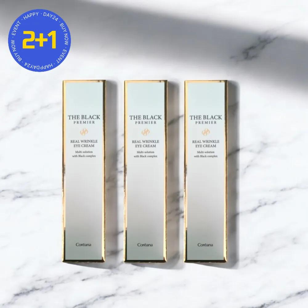 Coreana The Black Premium Eye Cream Peptide 30ml (3 pieces)