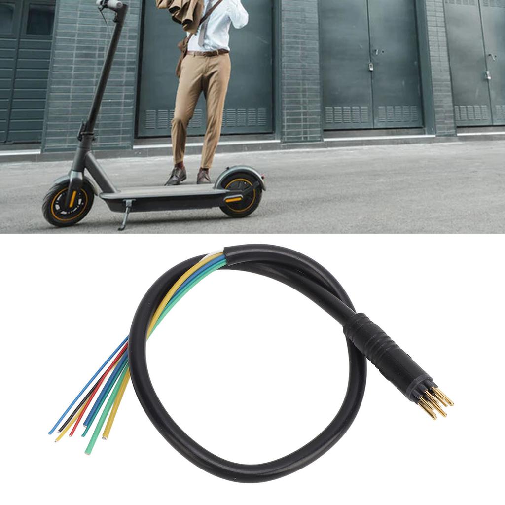 Electric Scooter Motor Wire 9 Pin Lightweight High Sensitivity Electric Scooter Waterproof Motor Cable for Accessory