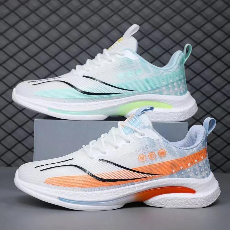 2025 Fish Mesh Surface Men's Shoes Breathable Soft Sole Anti Slip Wear-resistant Versatile Casual Shoes Fashionable Sports Shoes