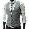Mens Slim Fit British Style Vest With Polyester Fabric For Casual And Wedding Use