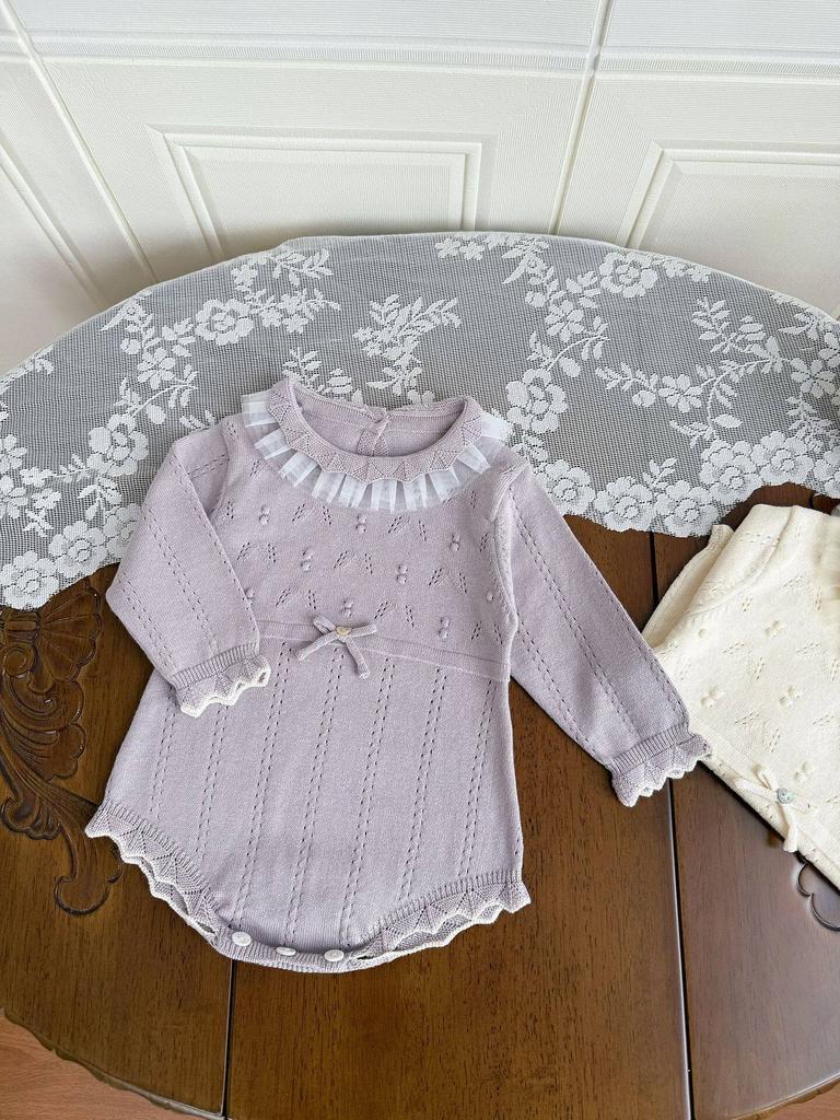 Baby Girl Spring Thin Knit Cardigan Long Sleeve Air Conditioner Shirt Toddler Outerwear