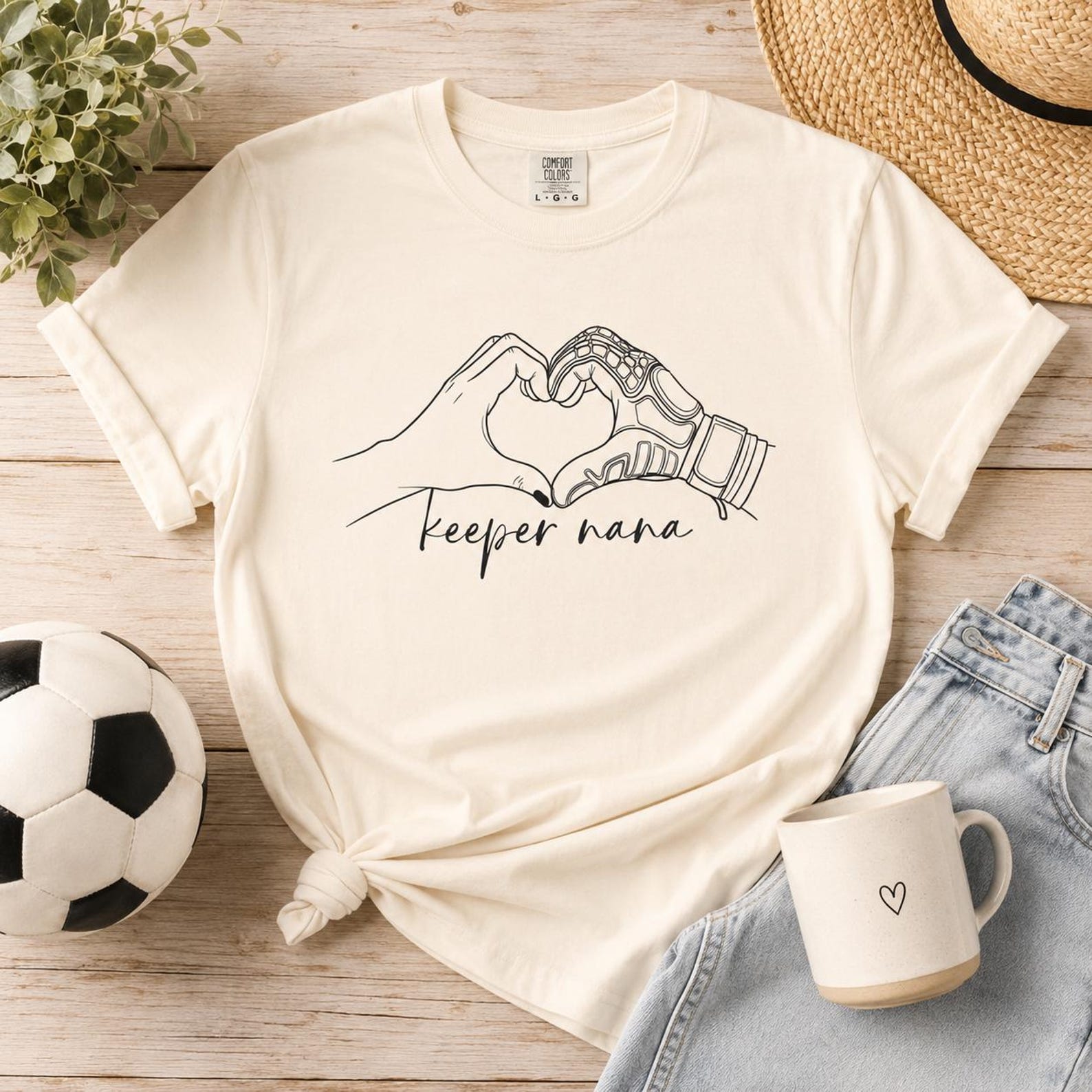 Keeper Nana T-Shirt | Goalkeeper Grandma Tee I GK Shirt L