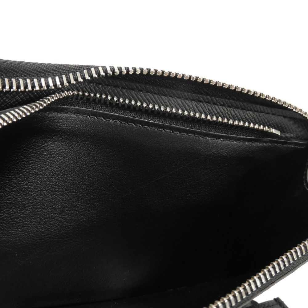 Used 12564 Zippy Wallet Vertical N63095 7940 New Zip Around RFID Current Model Damier Graphite Noir Men's from Japan