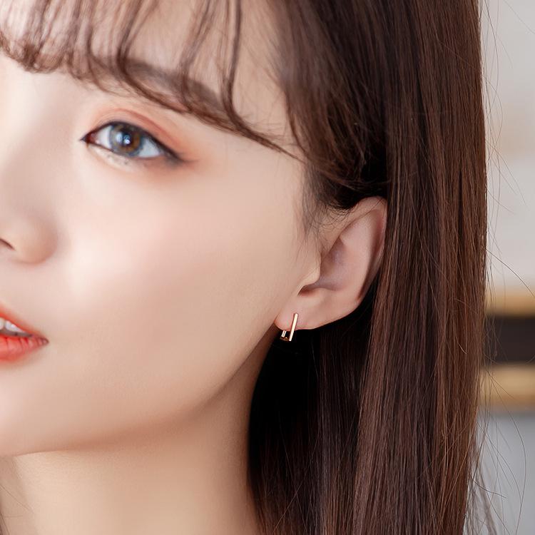 Elegant 3D Gold-Plated S925 Sterling Silver Ear Cuffs for Women