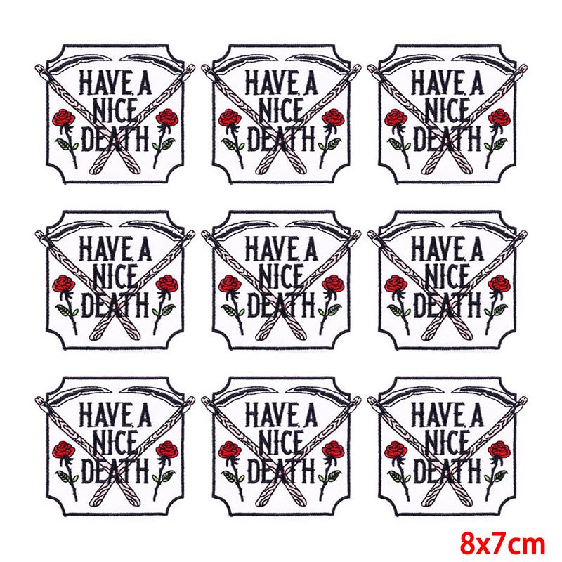 10 teile/los Großhandel Stickerei Patch Eisen Auf Patches Für Kleidung Patches Auf Kleidung Jacken Dekor Applikation Nähen Liefert