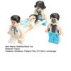 Mini Medical Scene Figures Set with Patient Nurse Doctor And Equipment Miniature Building Block Set for Pretend Play DIY Micro Landscape