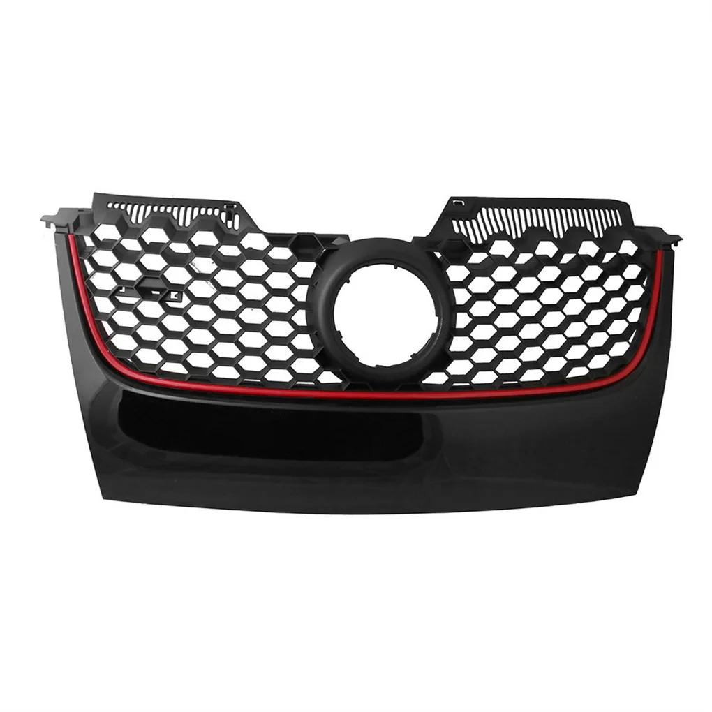 Front Bumper Middle Hood Radiator Grill for Vw Golf 5 MK5 V GTI Front Mesh Bumper Hood Grille Hood Auto Accessories A