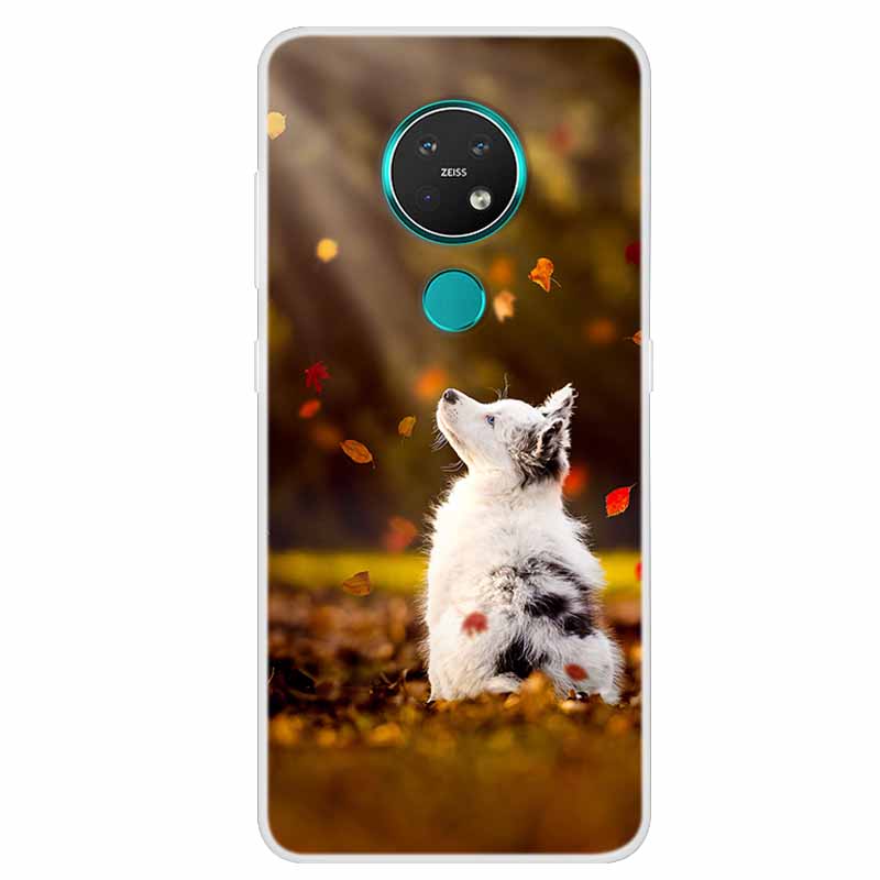 Per Custodia Nokia 7.2 Nokia 6.2 Lusso Silicone TPU Morbida Cover Posteriore Custodia Telefono Per Nokia 7.2 Funda TA-1193 TA-1178 Cartone Animato Coque