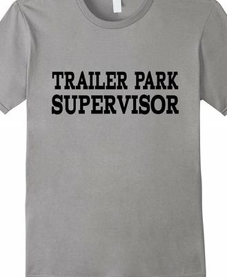 Tricou Supervisor Parc de Rulote Tricou Amuzant Toate mărimile și culorile