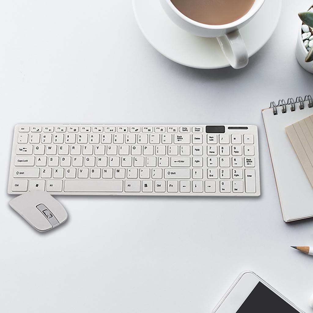 Wireless Keyboard Mouse Set 2.4g Ultra-thin Ergonomic Pc Keypads For Computer Laptop Pc Games Office Wireless Mouse