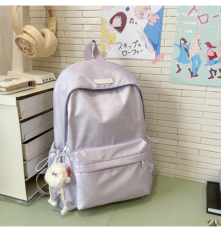 Schoolbag Japanese Ins New High-value, Fresh and Sweet Candy-colored Backpack, Lightweight and Large-capacity Backpack for Junior and Senior High