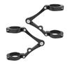 SHENGW 33mm-58mm Headlight Bracket Mount Clamp Fork Tube Light Holder 54mm 49mm 45mm 41mm 37mm Motorcycle (54-58mm)