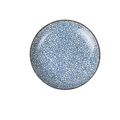 Japanese Traditional Style Ceramic Tableware Dinner Plates Porcelain Dishes Saucer Plate Sushi Plate Rice Noddle Dinnerware