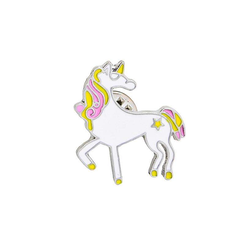 Fashion Enamel Pins Cute Unicorn Sika Deer Brooches for Girls Children Colorful Backpack Shirt Denim Jacket Jewelry Badges Gifts