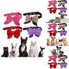 Stylish Bowtie Pet Collar In Vibrant Colors For Cats And Dogs With Adjustable Size