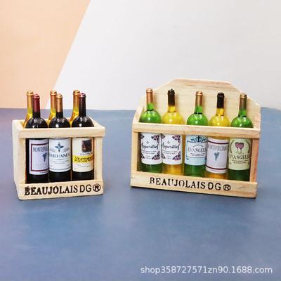 Nordic Foreign Wine Cabinet, Refrigerator Sticker, Magnet Simulation Material, Desktop Ornament, Decorative Set Accessories, Creative Props