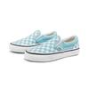 Vans slip-on kids low-top skate shoes checkered blue white for little kids VN0A5KXM7TC