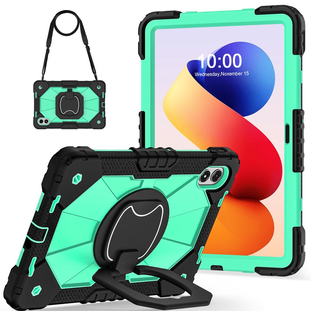 Silicone+PC Tablet Cases for 12.1'' Xiaomi Redmi Pad 2 Pro/Poco Pad M1 Case Shockproof Cover Fundas Rotating Stand Shell