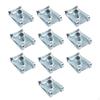 10Pcs M6 U Type Clip Nut Assortment for Door Panel Wheel Automobile Motorcycle
