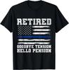 Retired Policeman Funny Sheriff Retirement Gift Police Tee Shirt S-3XL Q8314