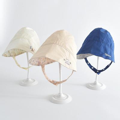 Baby Reversible Wide Brim Sun Hat - Windproof, Versatile, Comfortable Style