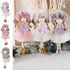 Cute Plush Angel Pendant Handmade Christmas Tree Decoration Car Ornament Angel Doll  Party