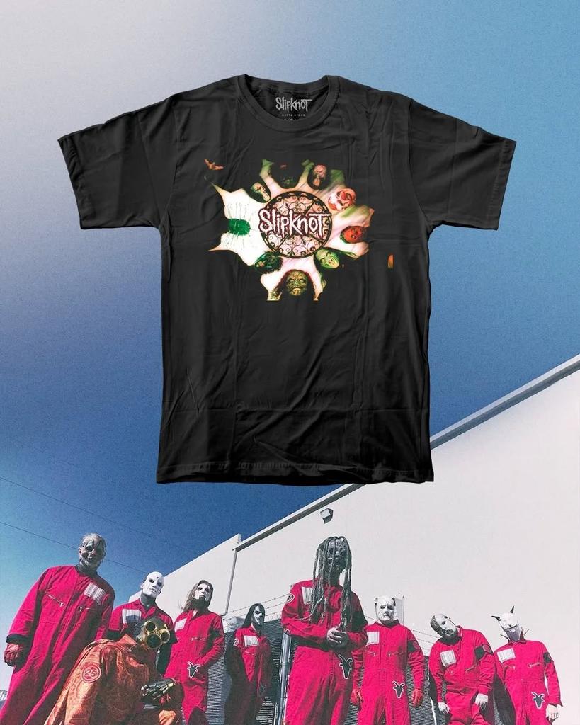 Slipknot Heavy Metal Band Grafisk T-shirt Herr Dam Sommar Bomull Överdimensionerad Streetwear Kortärmad Mode Retro T-shirt Kläder