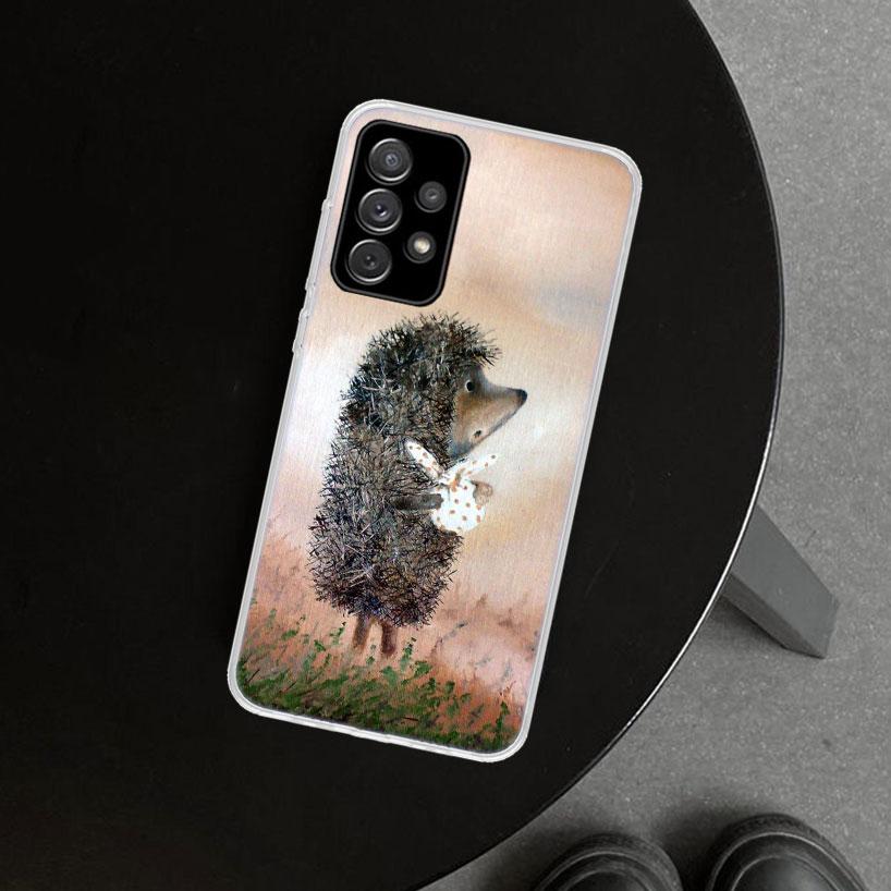 Hedgehog in the Fog Phone Case for Samsung Galaxy A17 A16 A26 A36 A56 A57 A37 A15 A25 A35 A55 A14 A24 A34 A54 A13 A23 A33 A53 Ga