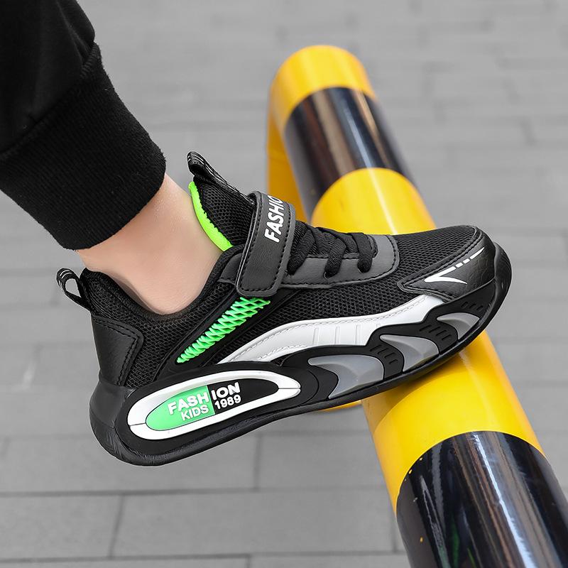 Jungenschuhe 2025 Sommer neu Mittel- und ältere Kinder Mesh Großmaschiges Kinder-Sportschuhe Grundschul-Laufschuhe