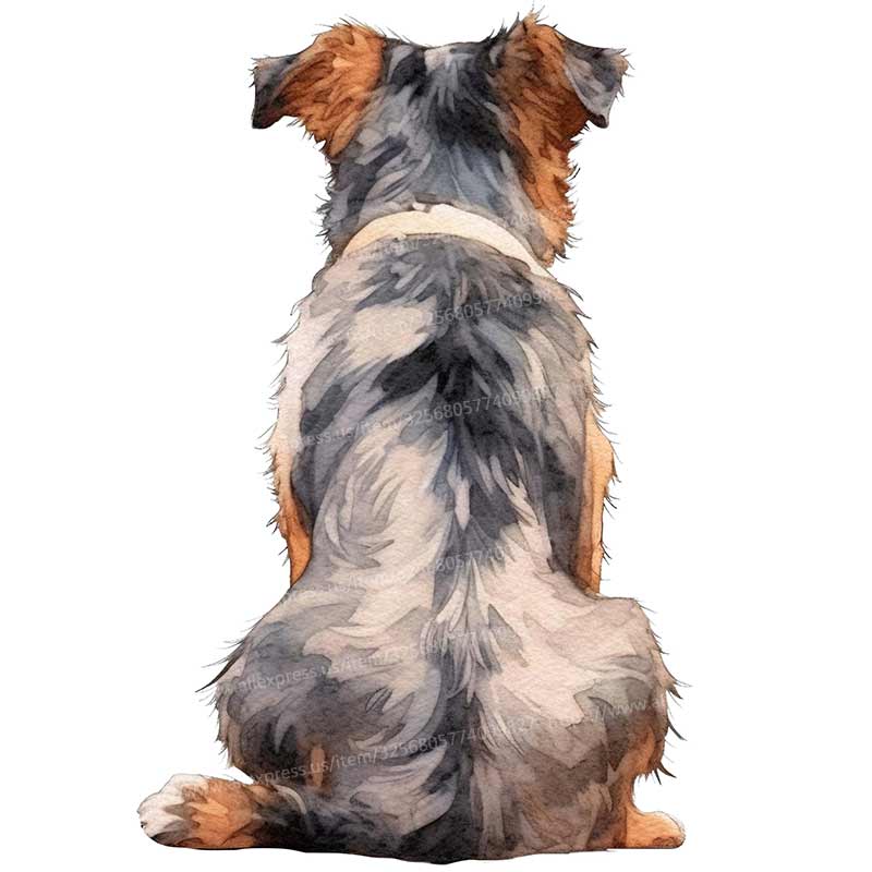 9 Styles Cute Dog Car Sticker Pet Dog Animal Car Sticker Waterproof Styling Automobiles Motorcycle Exterior Accessories Y205