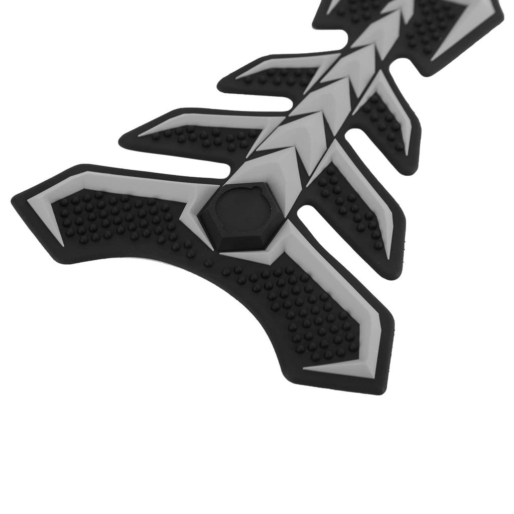 Bruce & Shark (Bruce Shark) Scratch-Resistant 3D Tank Pad Cover Protector For Honda Kawasaki Suzuki Yamaha , grays