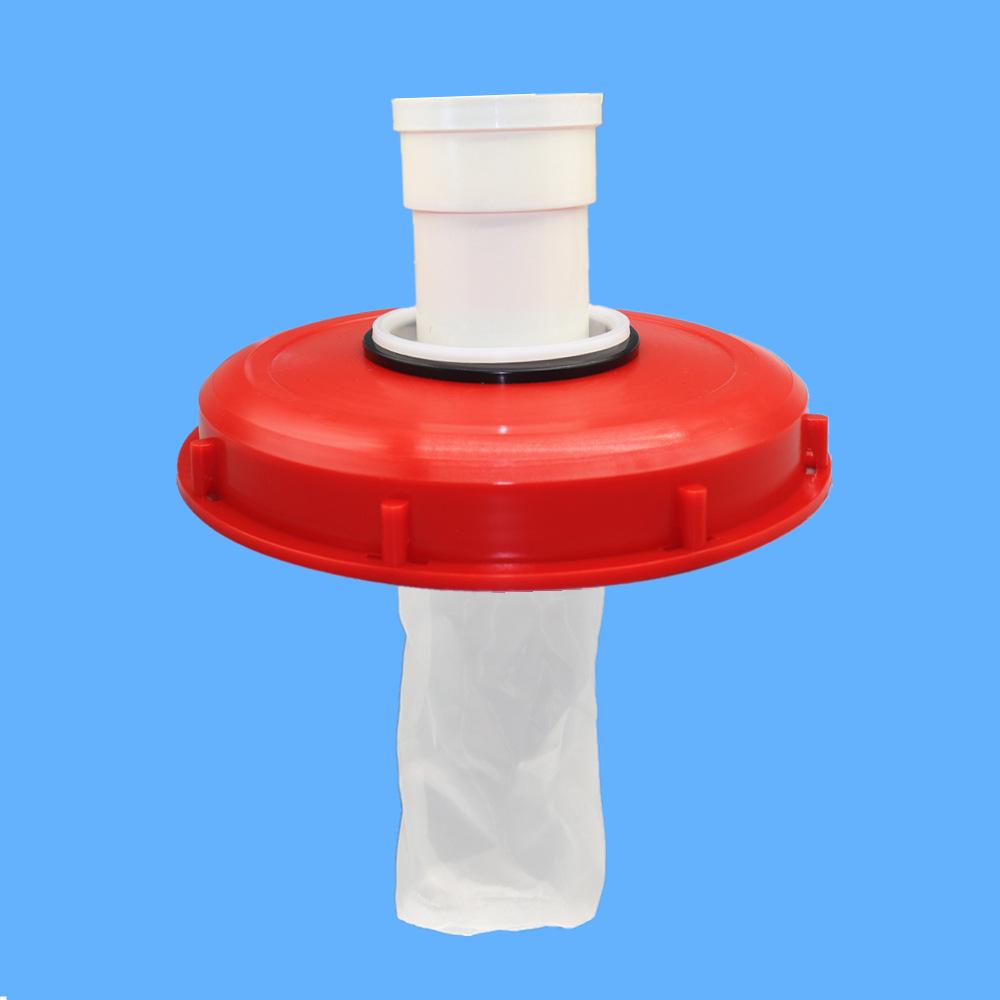 IBC Ton Barrel Plastic Lid with Filter Screen, 163mm/245mm, DN150
