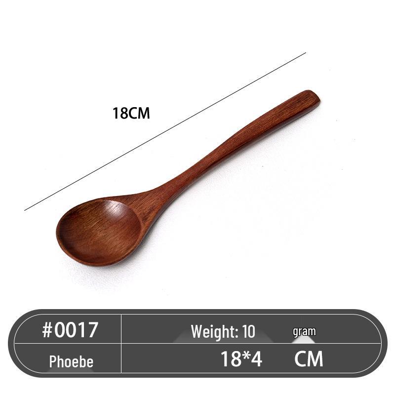 Japanese Style Camphor Wooden Spoon for Soup & Honey Stirring