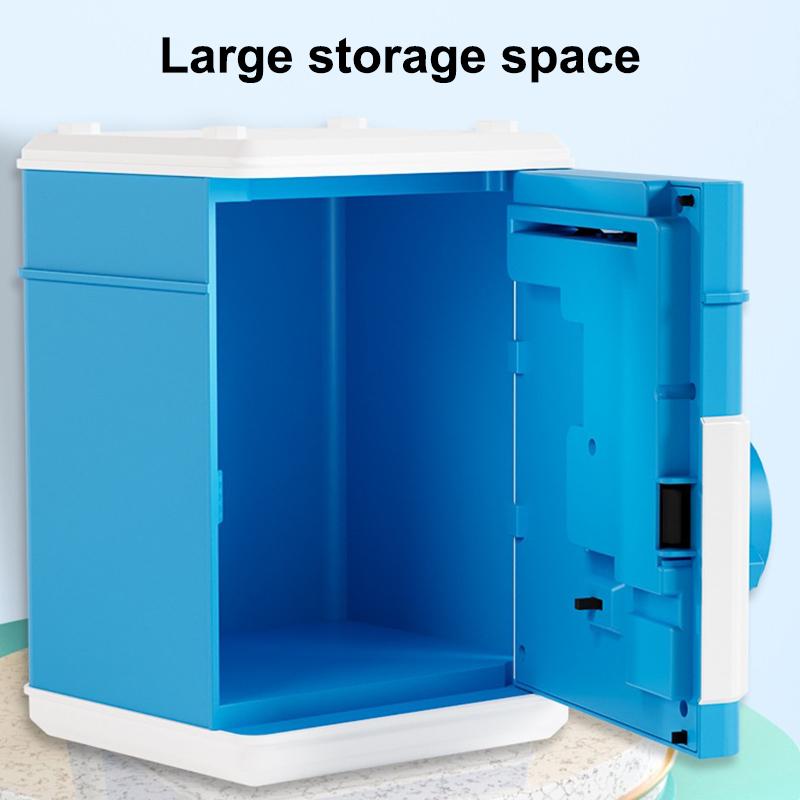 Electronic Piggy Bank Automatic Mini Safe Coins Cash Saving Money Box Password Counter Code Key Lock Coin Bank ATM Child Gift