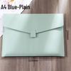Large Capacity A4 Leather File Bag - Multifunctional Business Office Folder