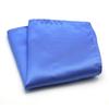Luxury Men's Handkerchief Plaid Solid Color Hankies Polyester Hanky Business Pocket Square Chest Towel 21*21CM