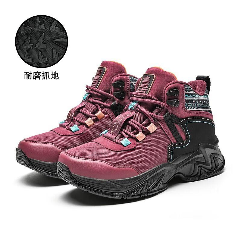 TECTOP Unisex Mid-Cut Outdoor Hiking Boots 35