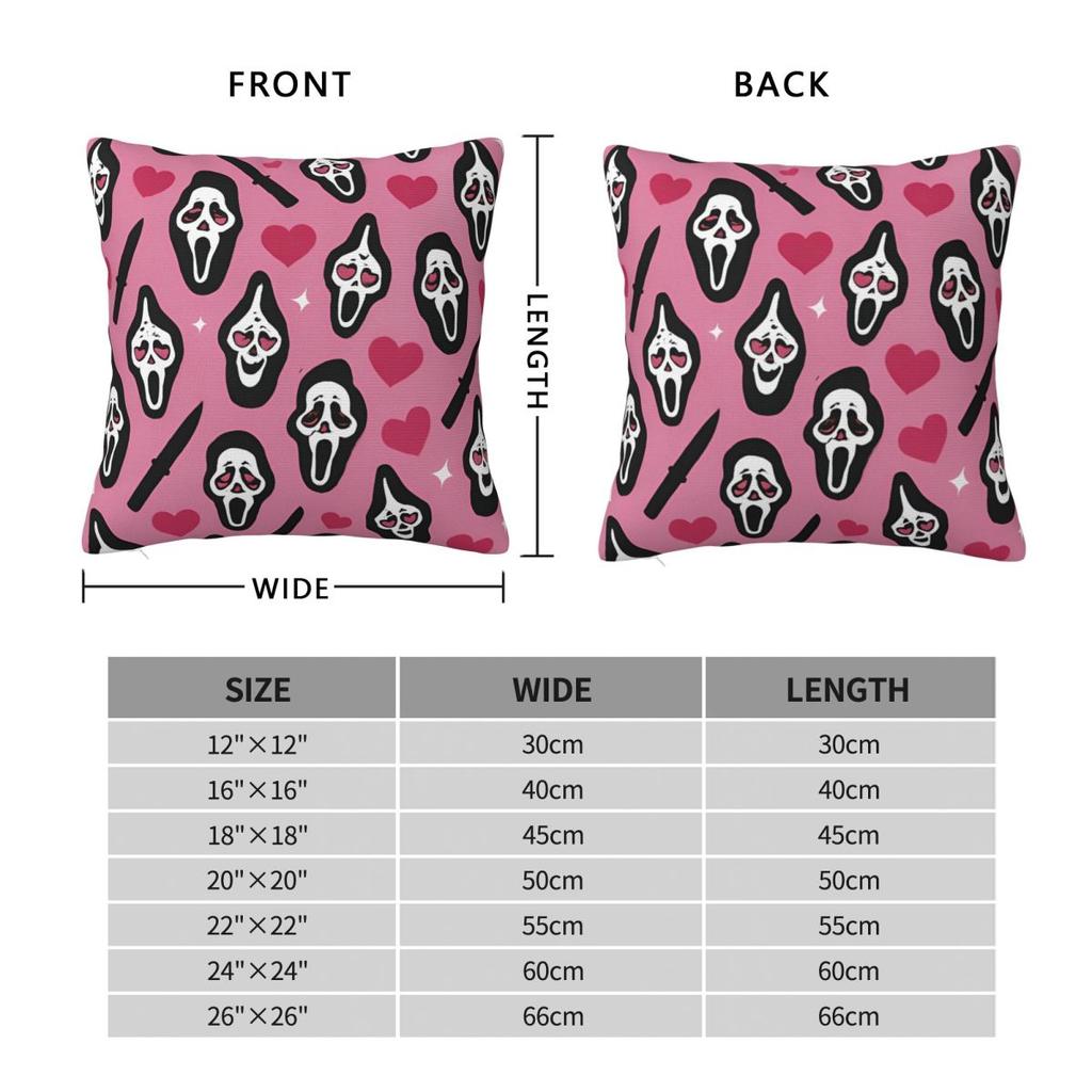Pillow Cover Halloween Theme Design Cushion Cover Novelty Pillow Case For Living Room Chair Pillowcases