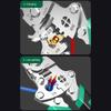 Foldable Wire Stripper Crimping Pliers Tool Multi Function Design For Electrician Work With Compact Steel Construction
