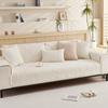 Winter Plush Sofa Cushion Non-Slip Simple Modern Thickened Seat Cushion Living Room Backrest Winter Leather Sofa Cover Cover Towel
