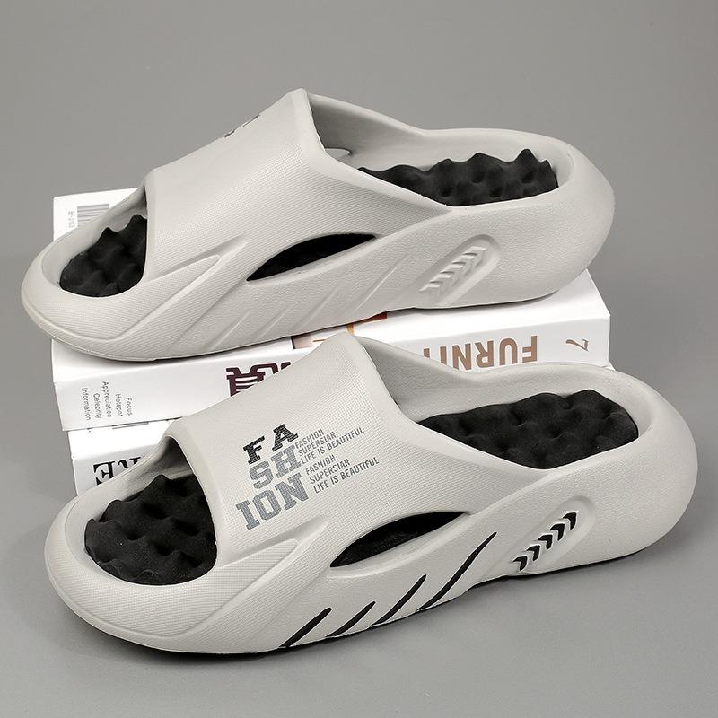 Fashion Thick Sole Slippers for Men Women Non-Slip Soft Indoor Outdoor Casual Sandals Comfortable Breathable Beach Shoes