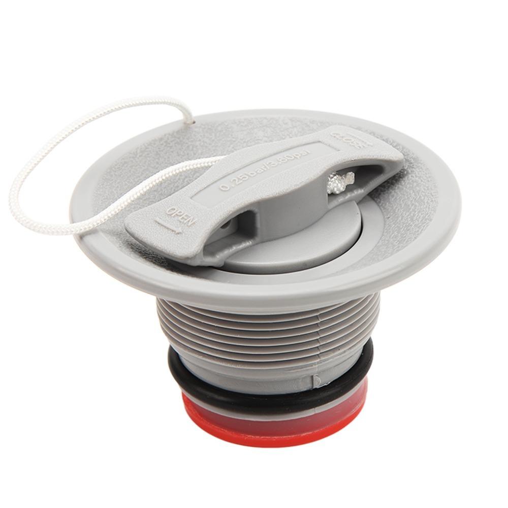 2PCS 8 Teeth Cover Boat Air Valve with Cover Rope Rubber Dinghy Valve For Boat Enthusiasts