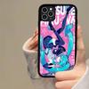 Popular Singer M-MikuS Cute Phone Case Wireless Charging PC+TPU For iPhone 11 12 13 14 15 16 17 Pro Max Plus Case